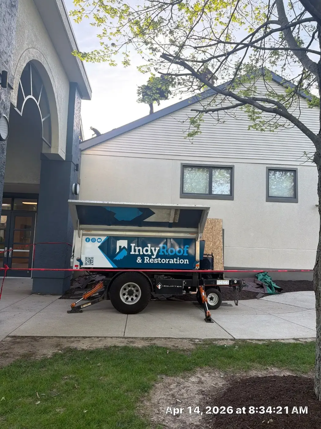 Commercial roof inspection documented in Mount Comfort