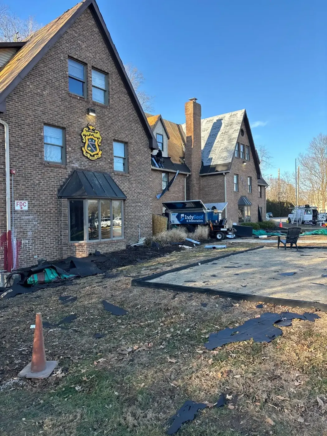 Membrane repair completed in Mount Comfort