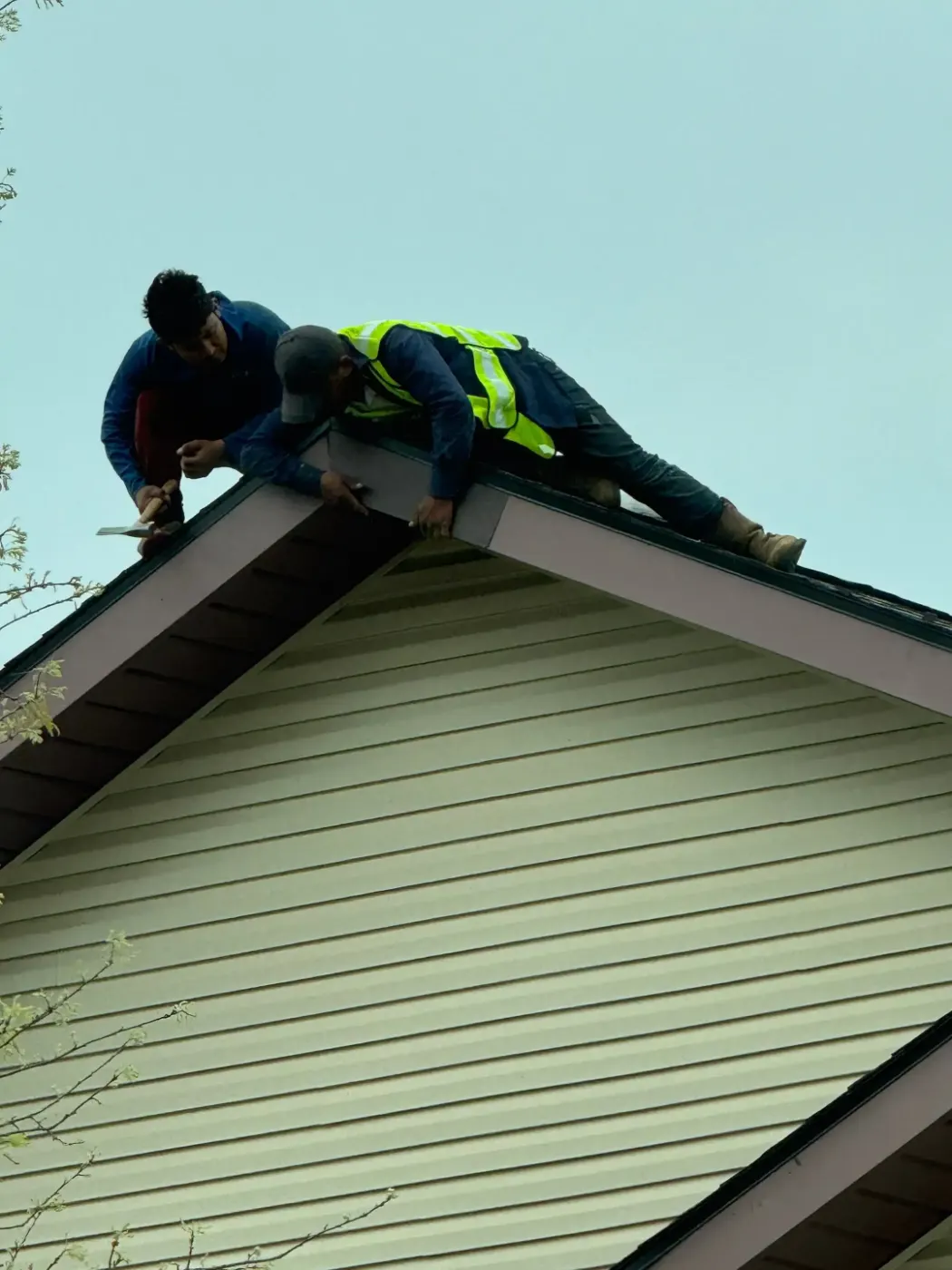 Flashing and seam work in Mount Comfort